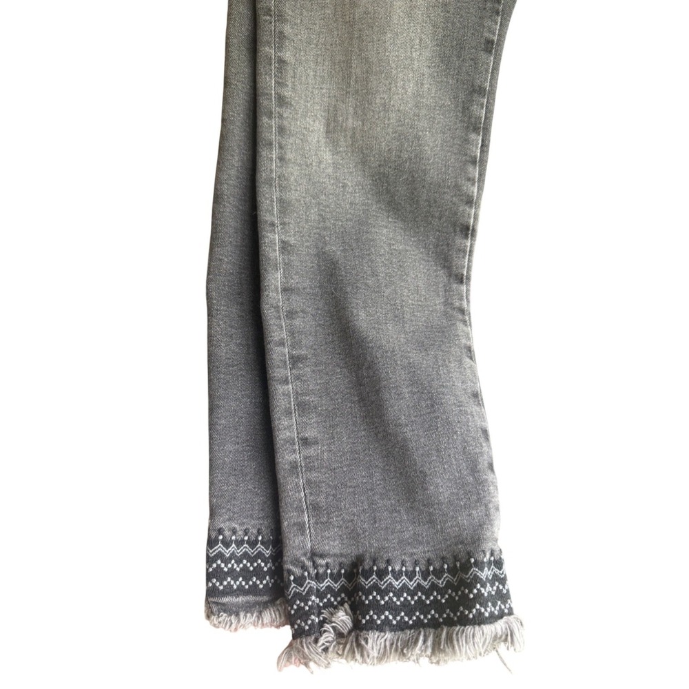 NWT Mavi Tess Gray High Rise Skinny Jeans Women's Distressed Frayed Hem 28/27 - Picture 9 of 14